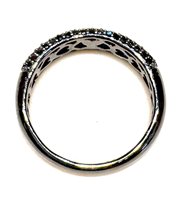 Anello Facet Barcelona Donna Pavé in Oro Diamante Black 0.60 Ct R5140100N14 - R5140100N14